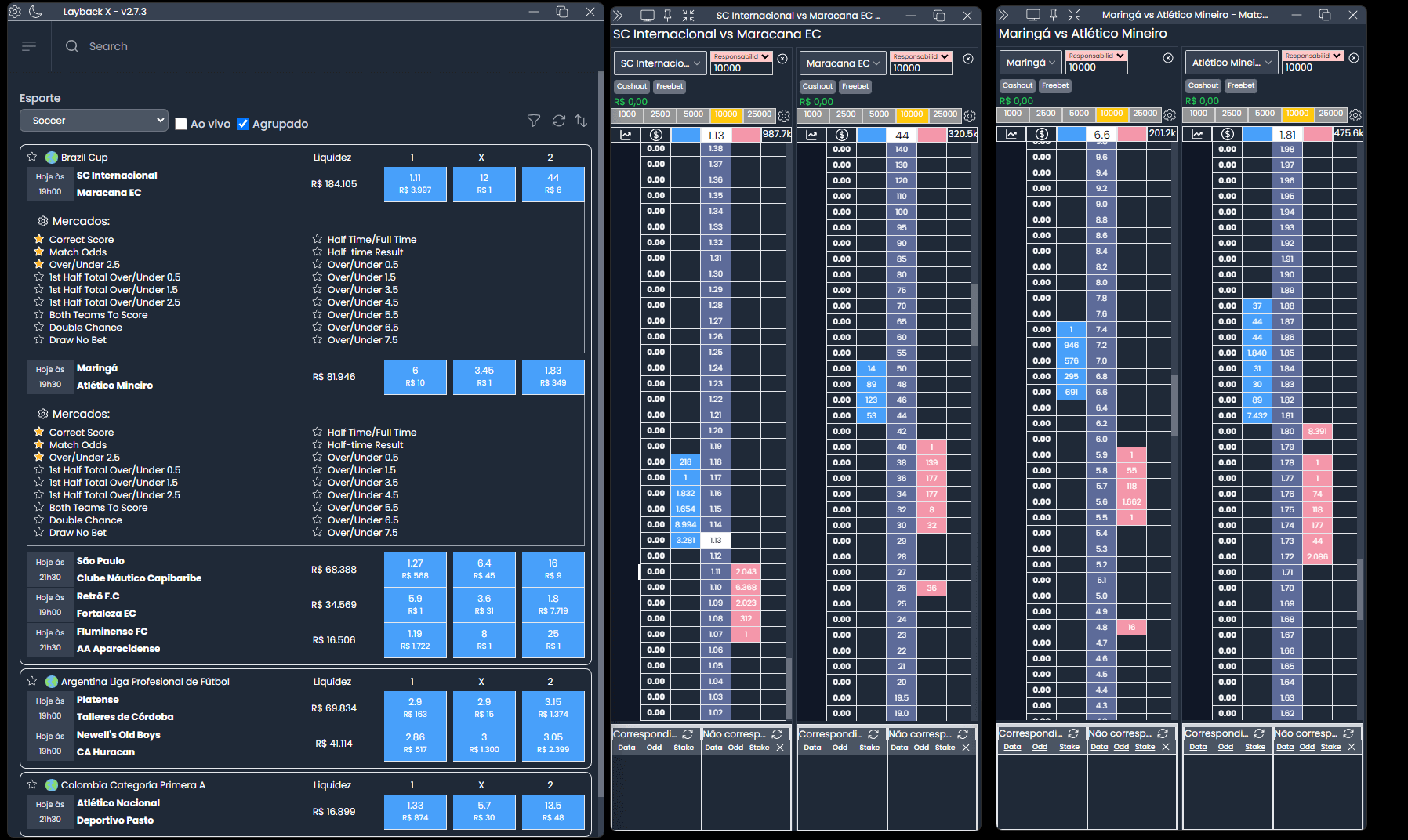 LayBackX software de trading